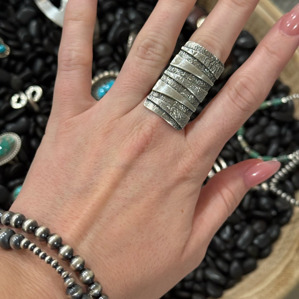 Sterling Silver Statement Ring - image 4